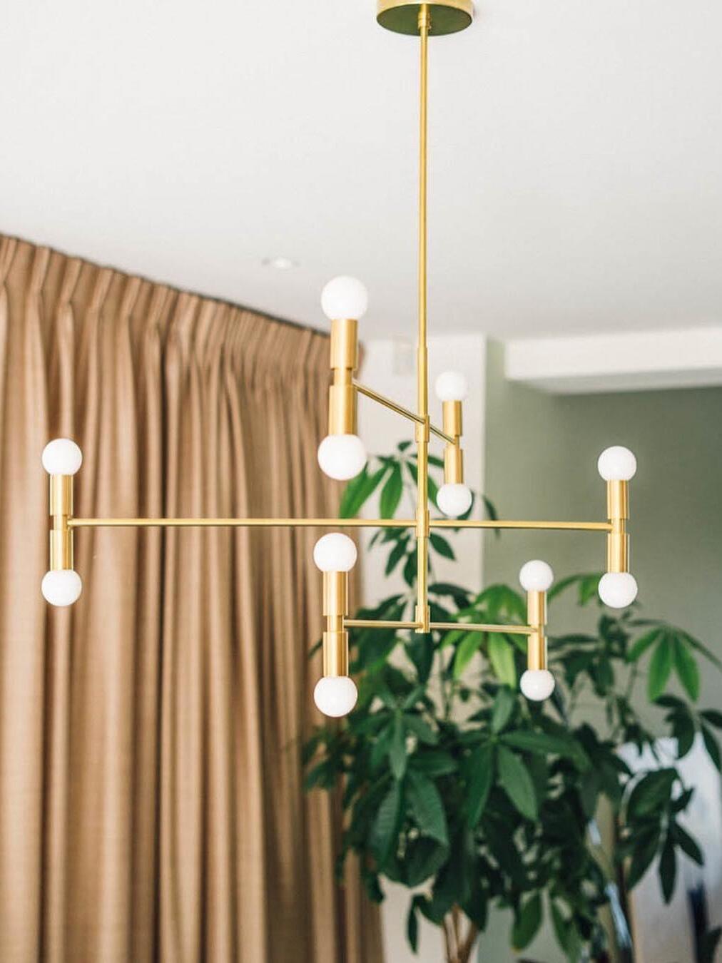 Industrial Atomium Multi Heads Chandelier - Cueteks