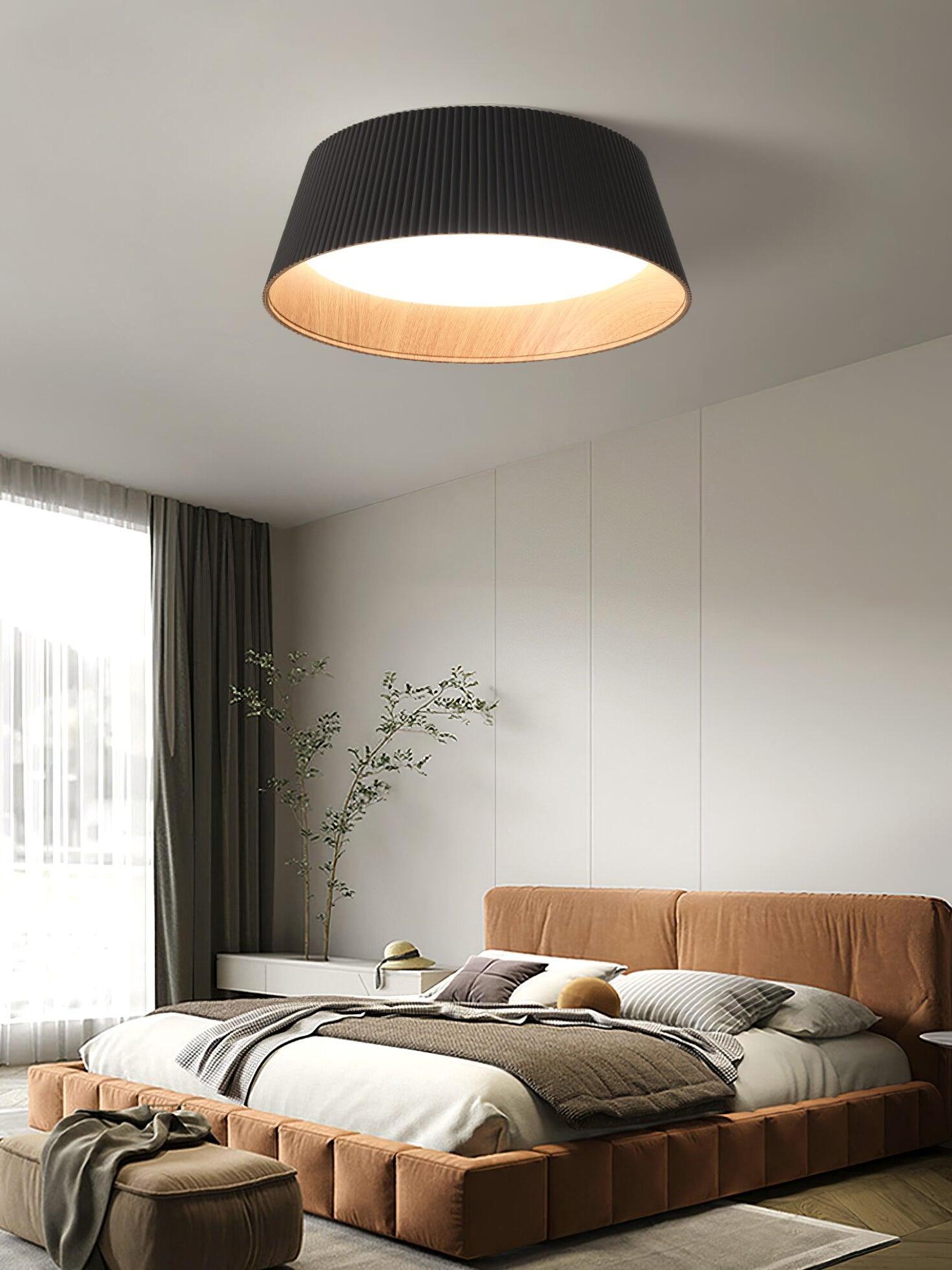 Modern Ribbed Ceiling Light - Cueteks