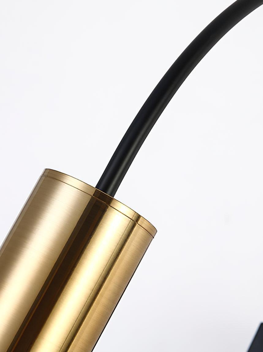 Antonella lamp arm and spotlight-head connection detail