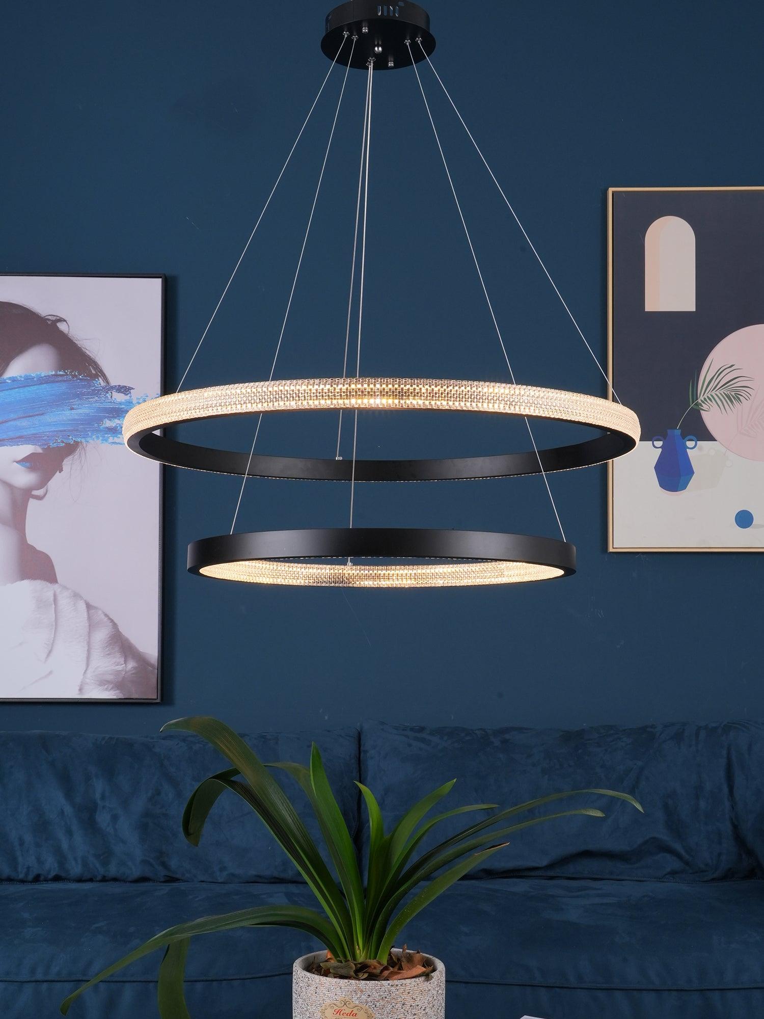 Black Aura Chandeliers - Cueteks