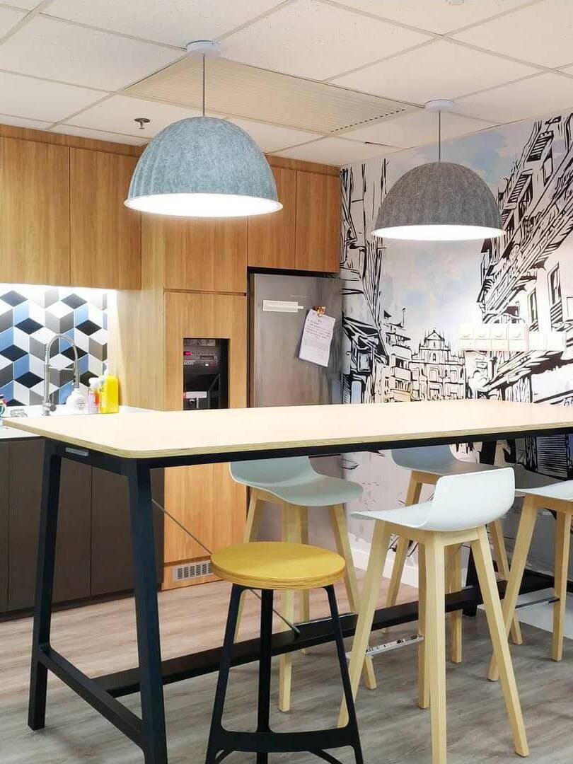 Modern Under The Bell Ribbed Pendant Lamp - Cueteks