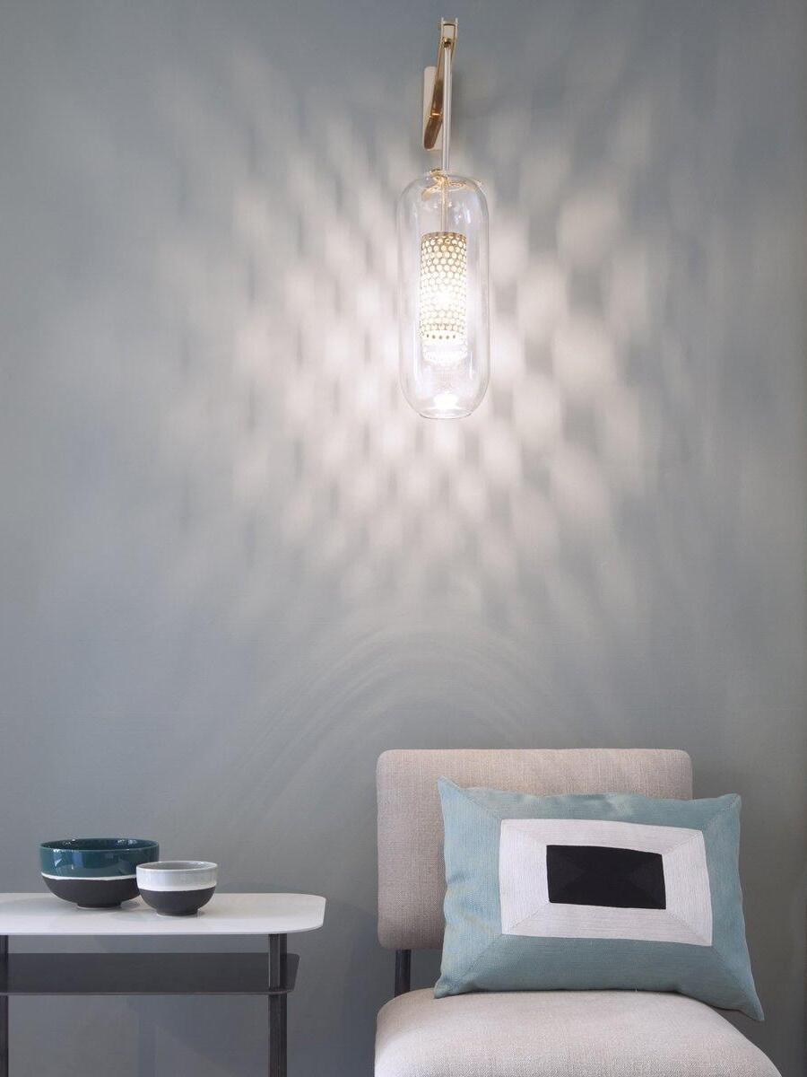 Middle Ages Vadim Glass Lantern Wall Lamp - Cueteks