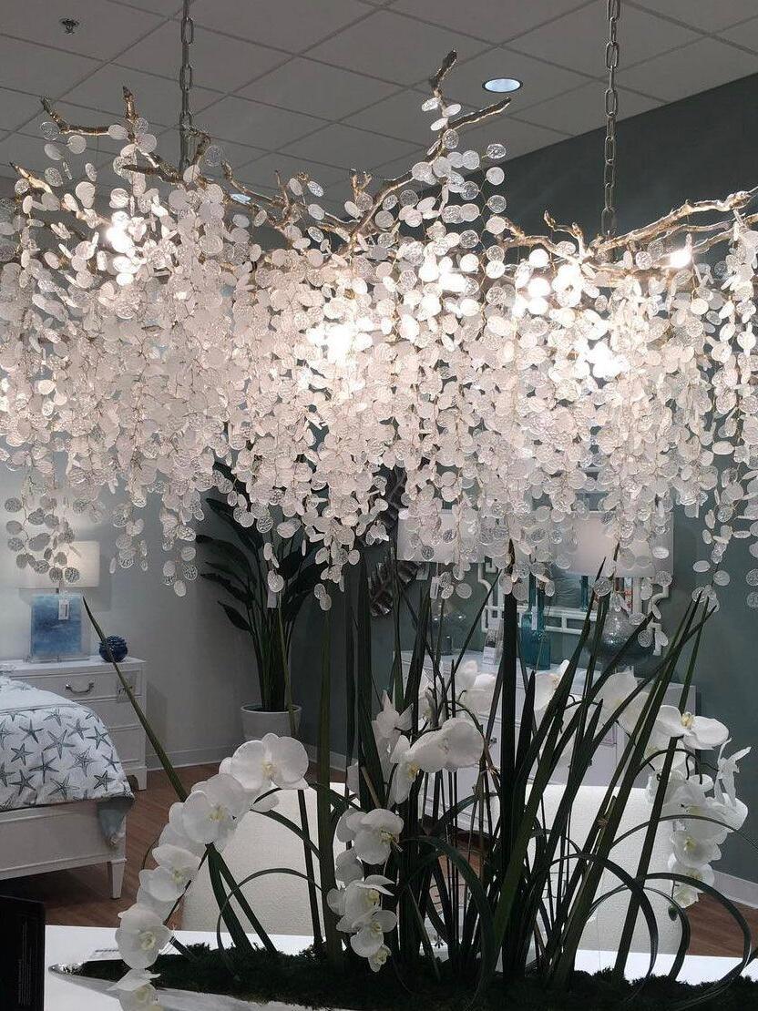 Shiro Noda Crystal Chandelier - Cueteks