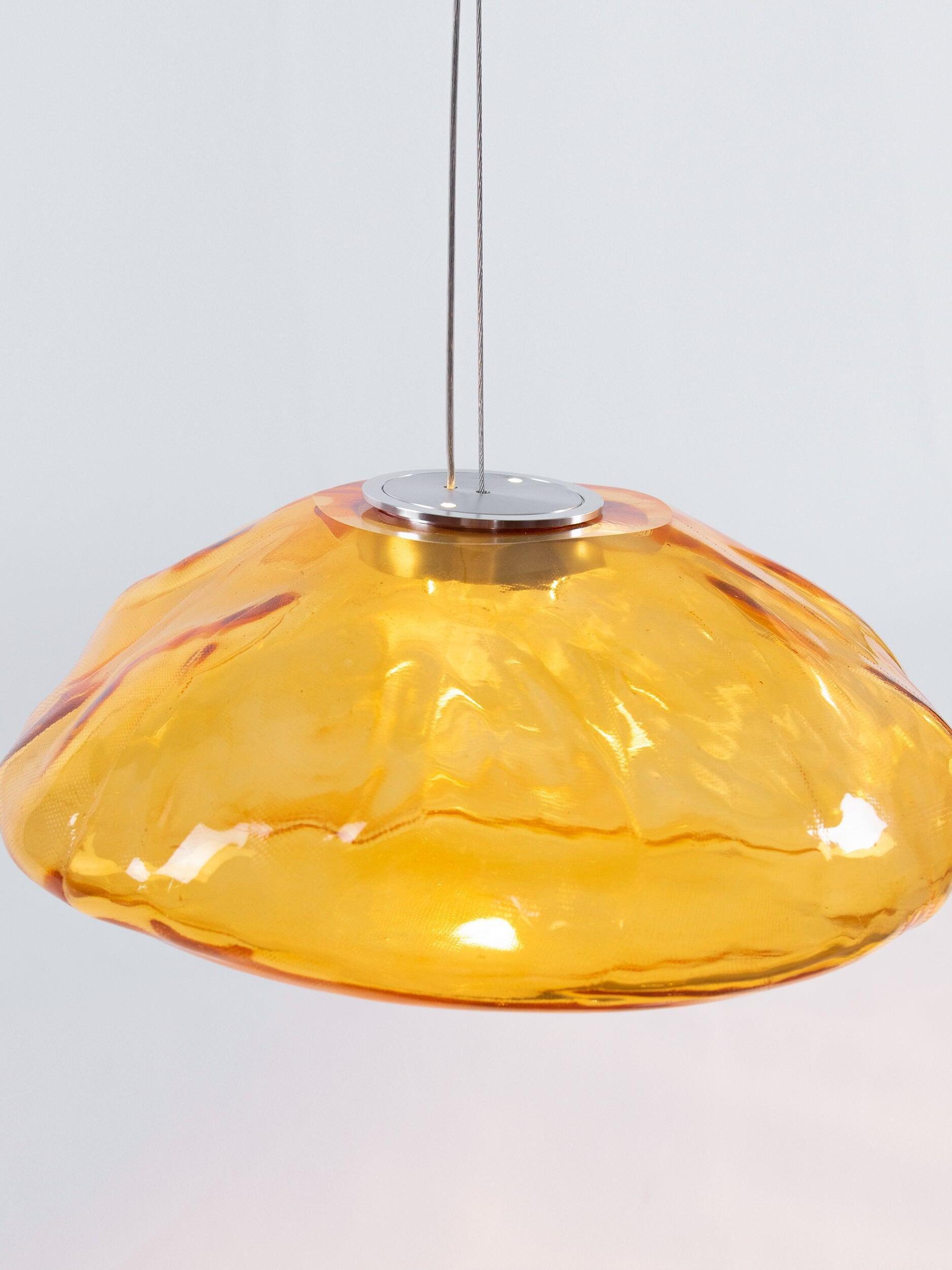 Transparent Glass Random Rectangle Multiple Pendant Lamp - Cueteks