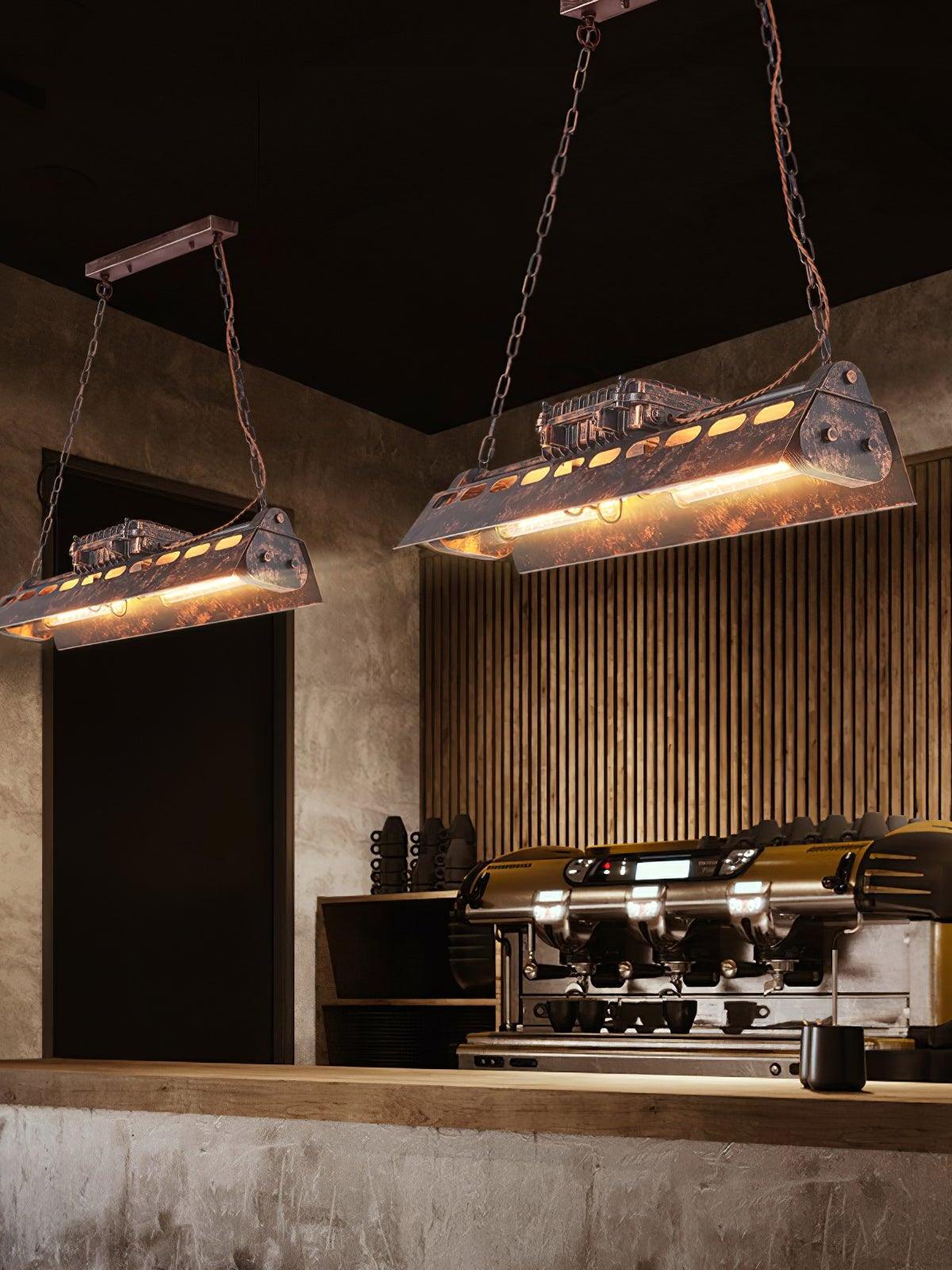 Industrial Steampunk Chandelier - Cueteks
