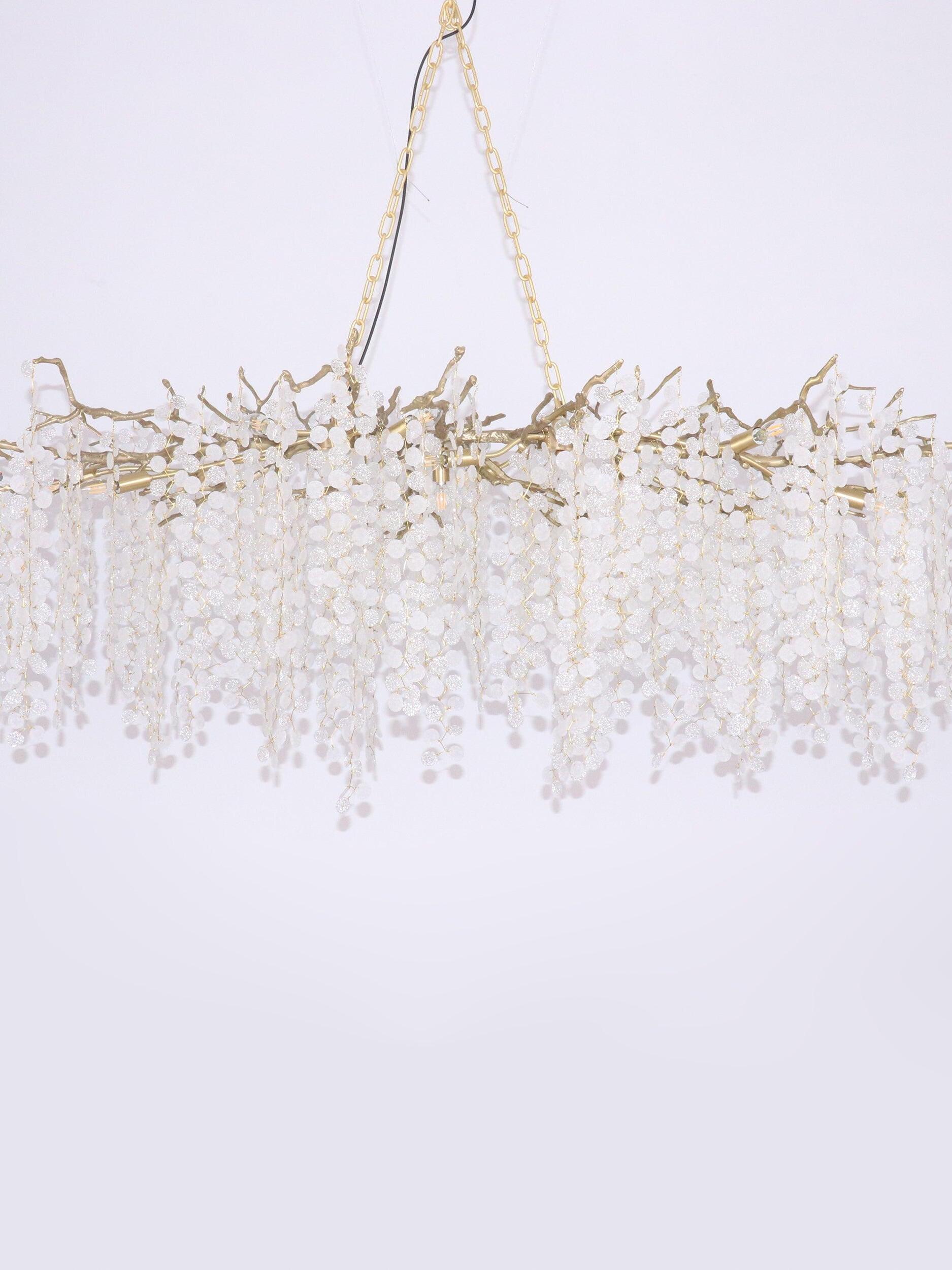 Shiro Noda Crystal Chandelier - Cueteks