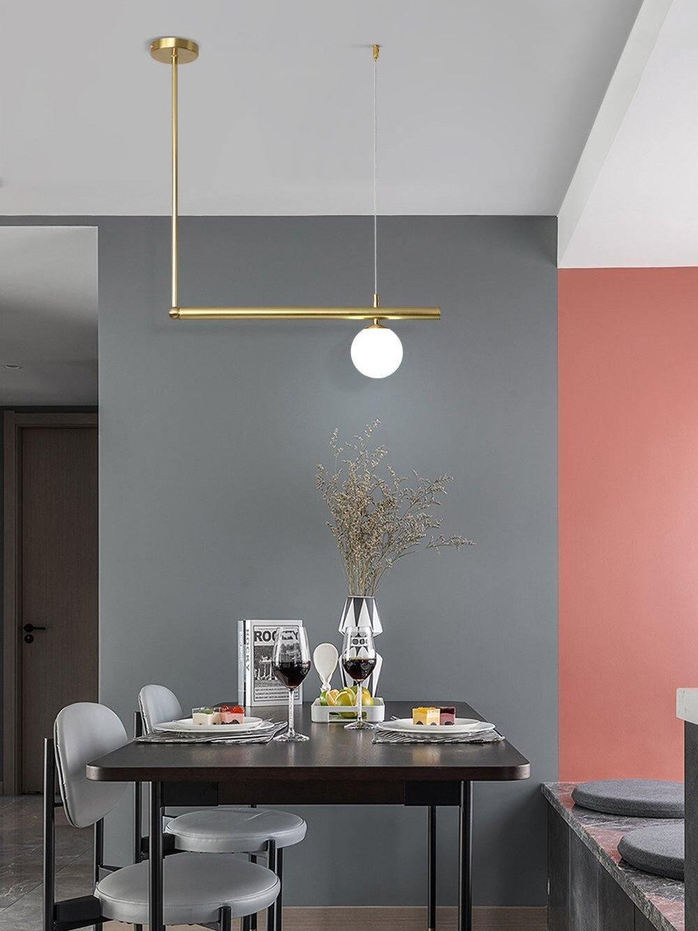 Multi-layer Rod Satellite Ball Ceiling Light - Cueteks