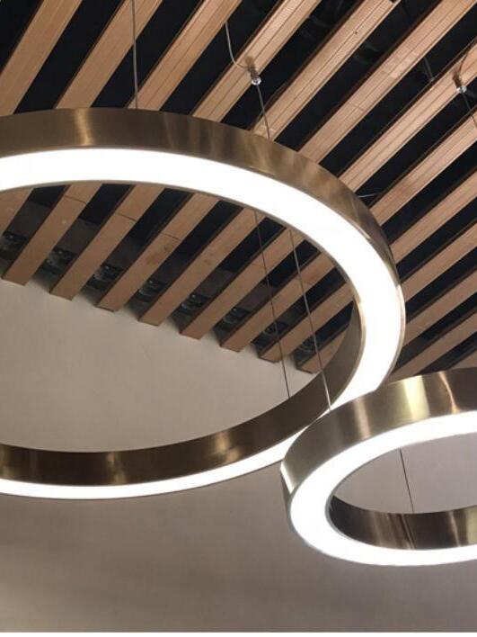Classic Metal Circular Ring Mahlu Chandelier - Cueteks