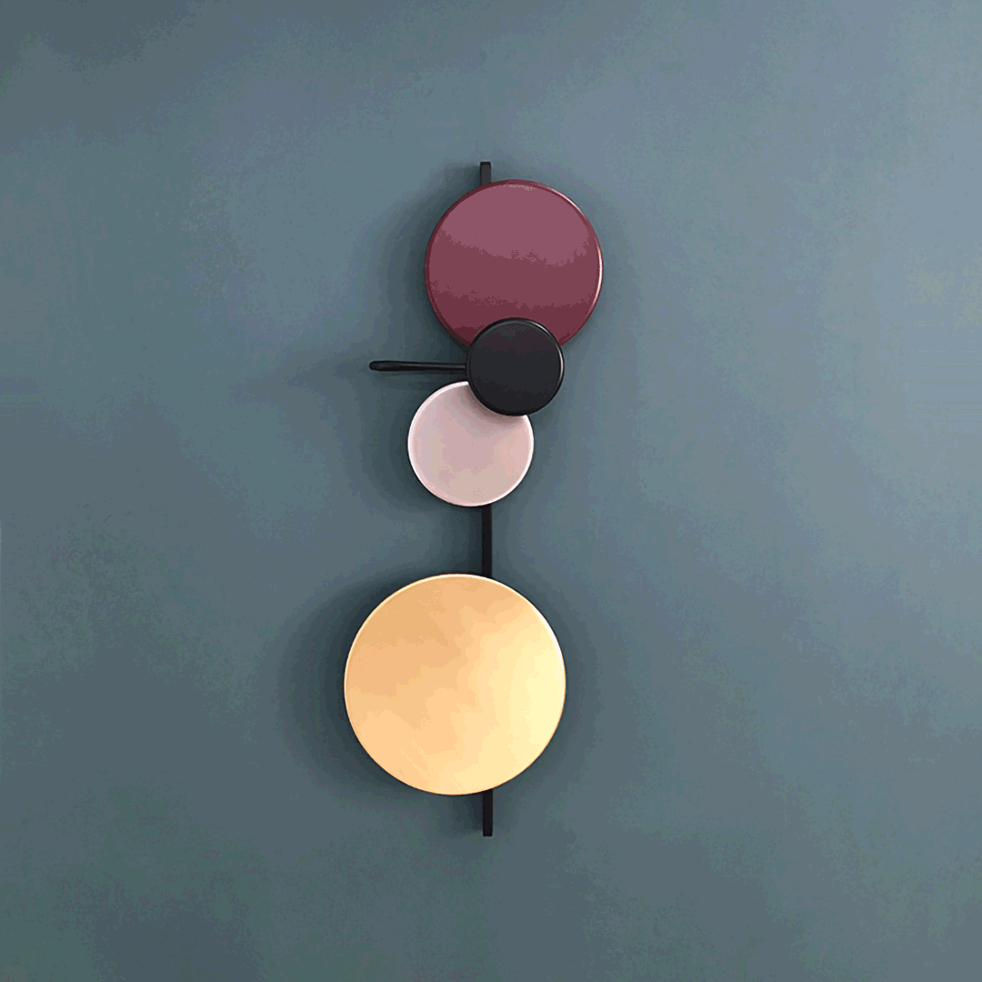 Macaroon Planet Disc Creative Wall Lamp - Cueteks