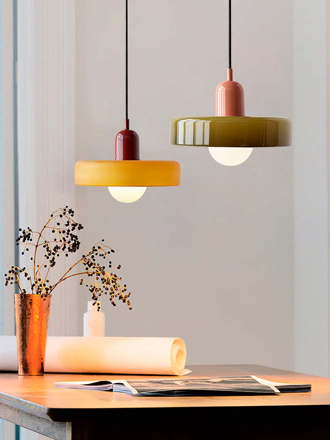 Disc Orb Pendant Lamp - Cueteks