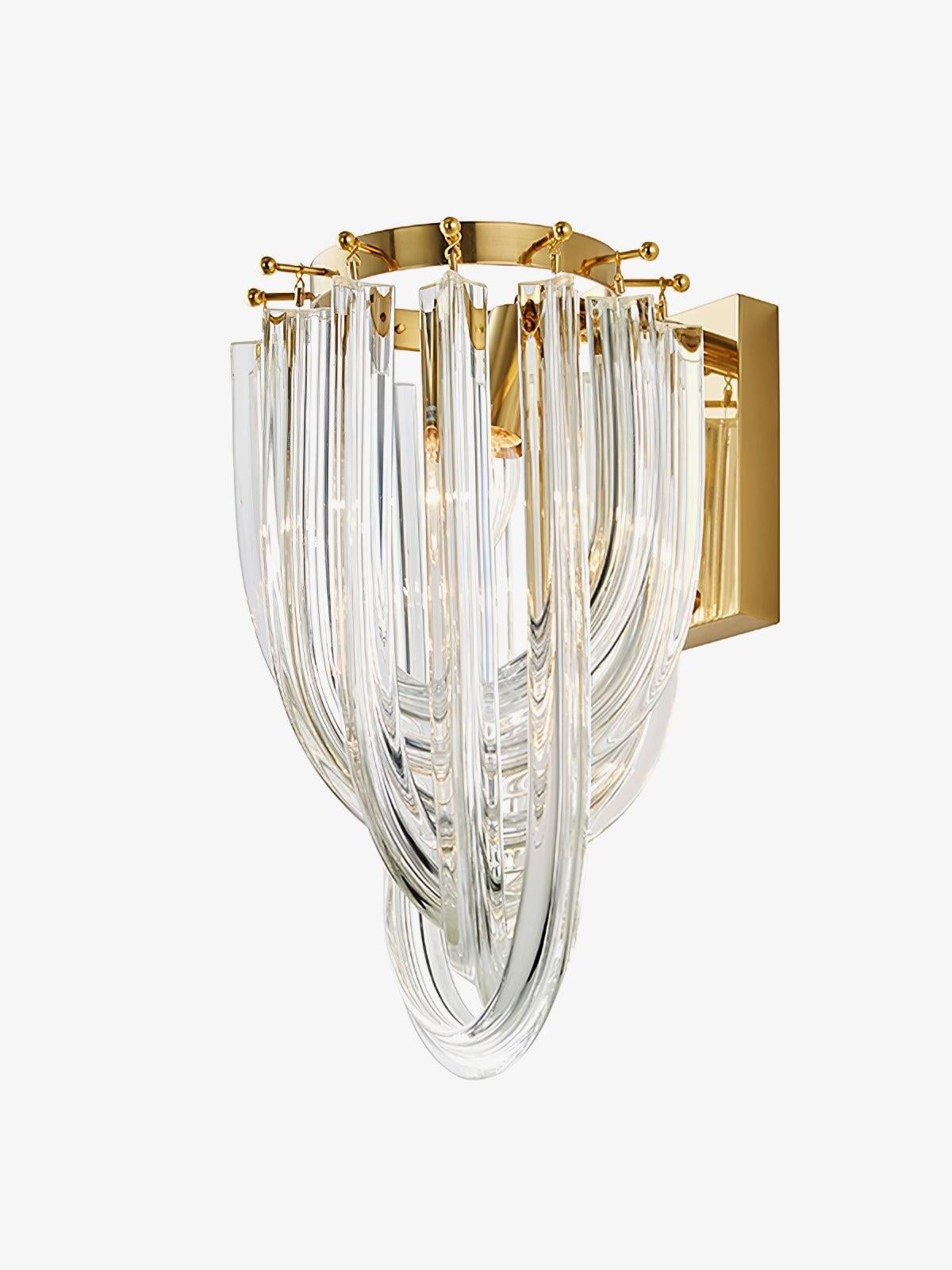 Mid Century Trevi Murano Elegant Wall Lamp - Cueteks