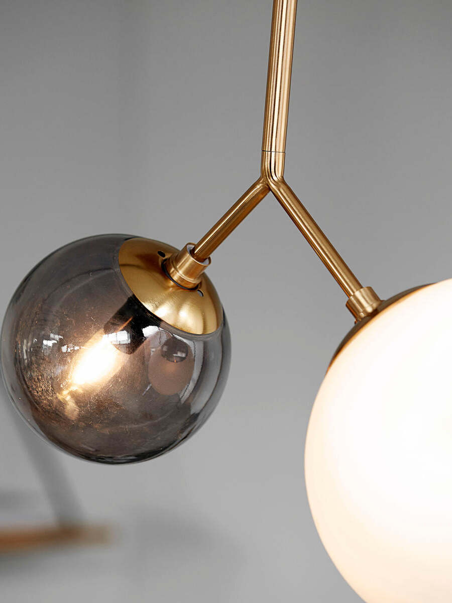 Glass Twice Pendant Lamp for Modern Interiors - Cueteks