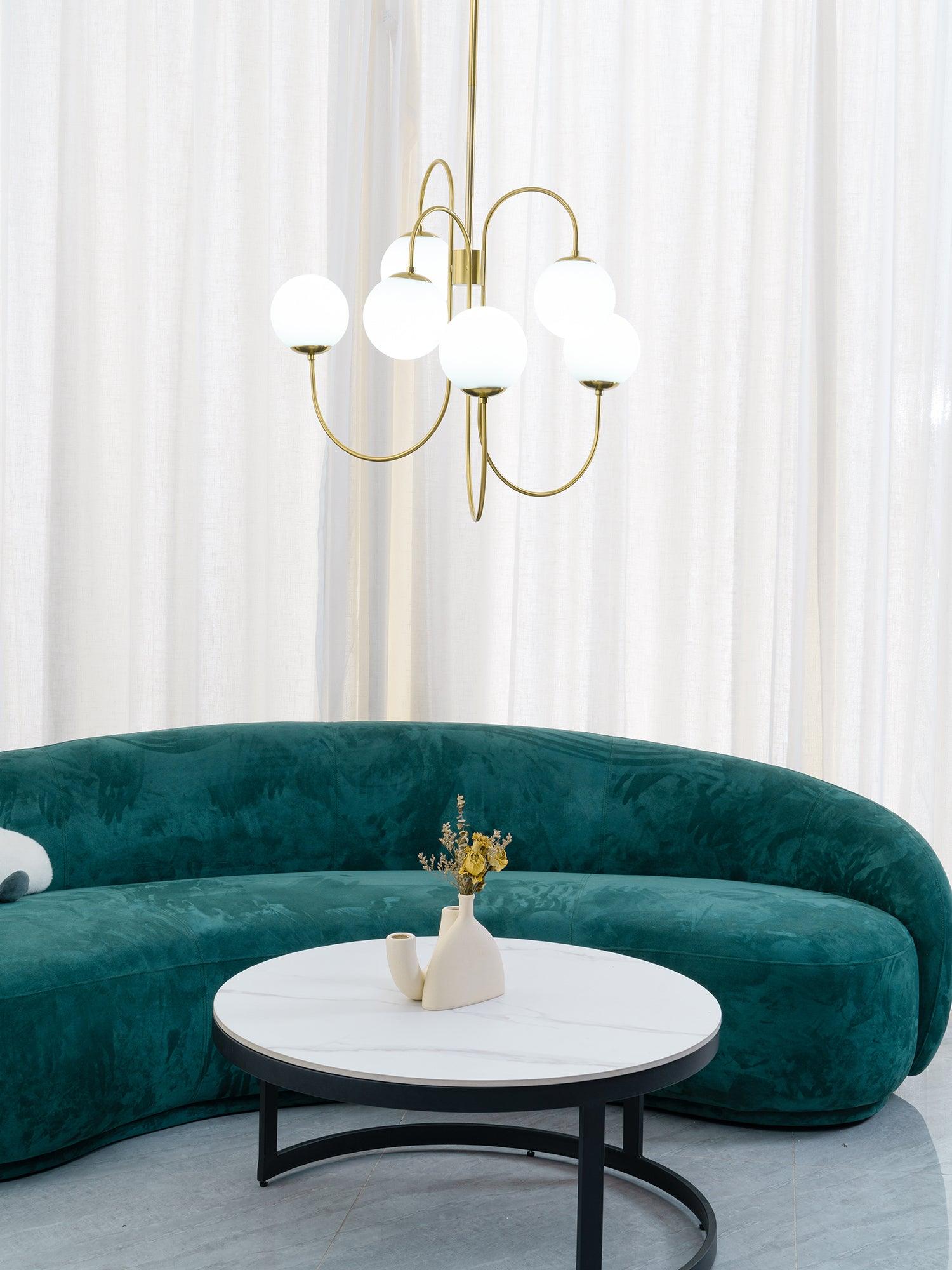 Gooseneck Chandelier - Cueteks