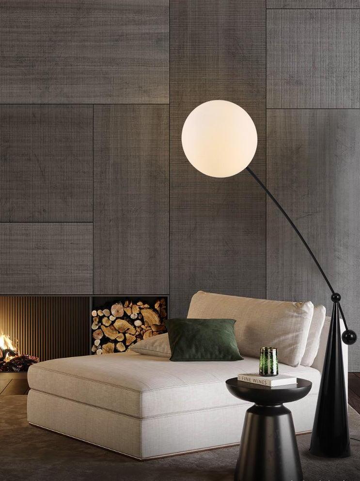 Opal Arc Floor Lamp - Cueteks