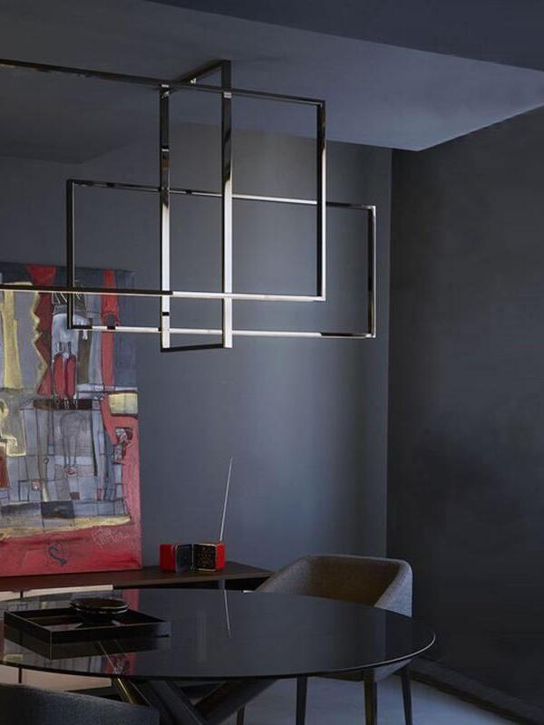 Mondrian Glass Ceiling Light - Cueteks