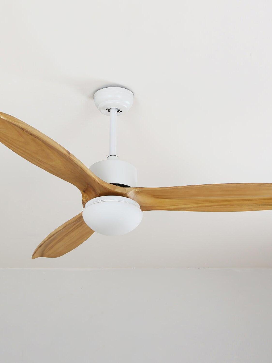 Vintage Wooden Harborough 3 Ceiling Fan Light - Cueteks