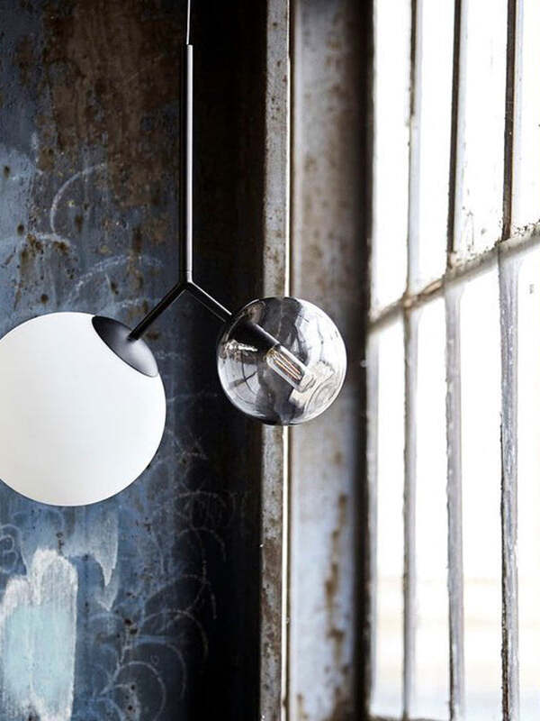 Glass Twice Pendant Lamp for Modern Interiors - Cueteks