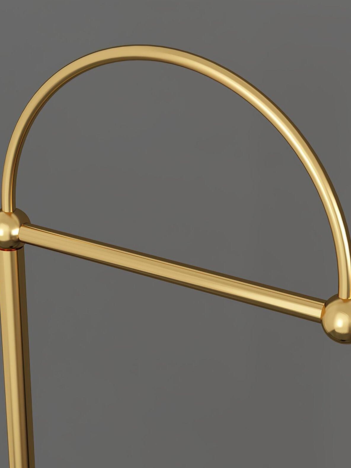 Nidal curved top loop and straight crossbar detail