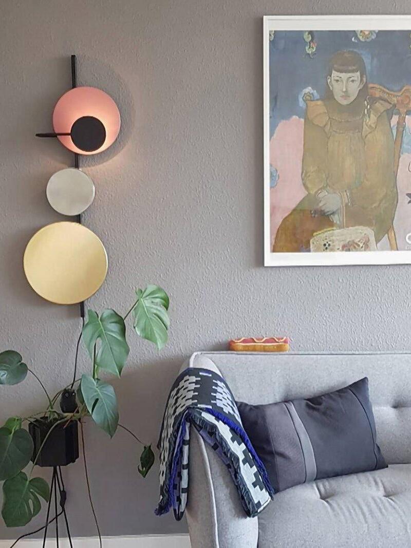 Macaroon Planet Disc Creative Wall Lamp - Cueteks