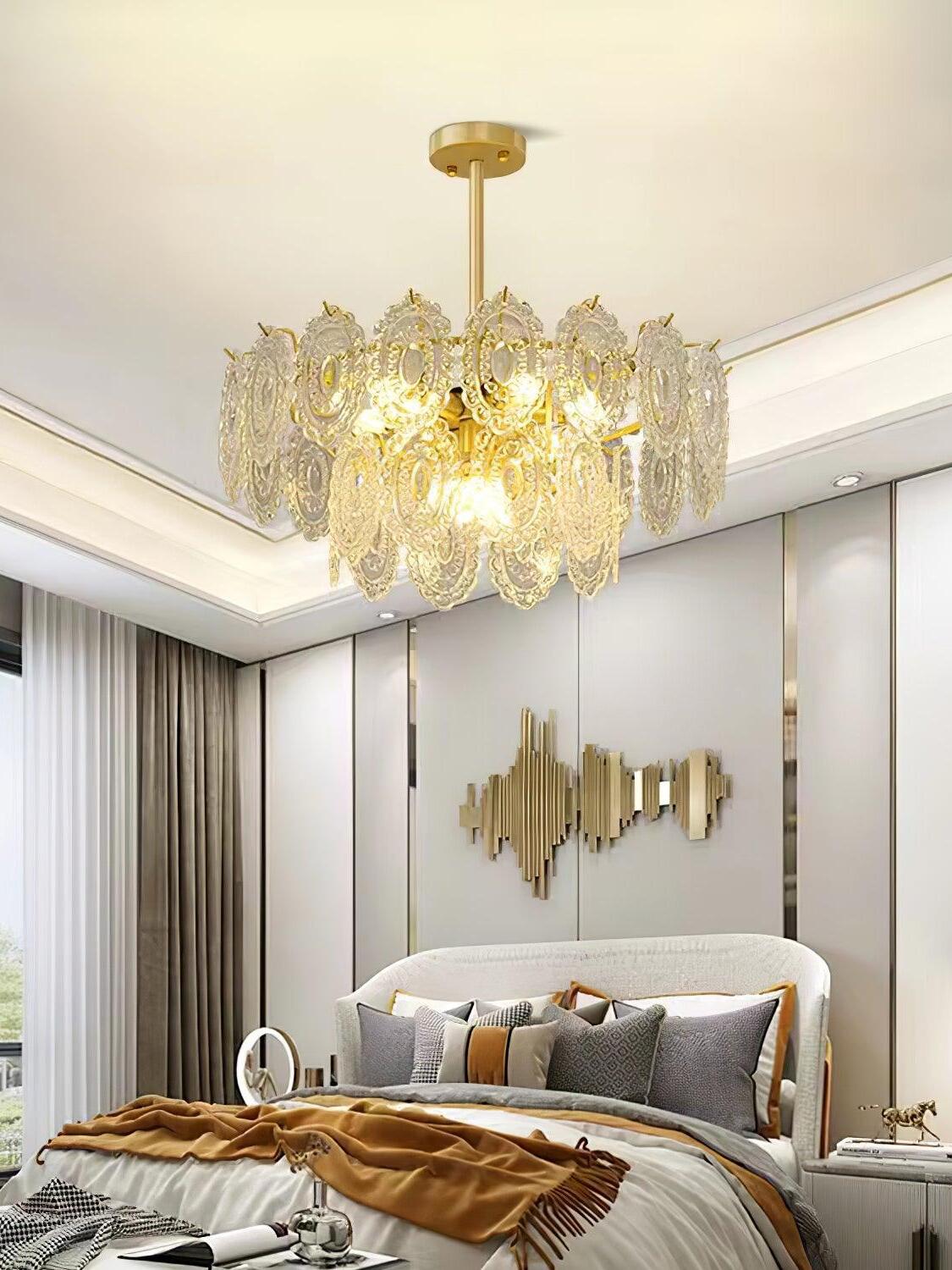 Wave Glass Chandelier - Cueteks