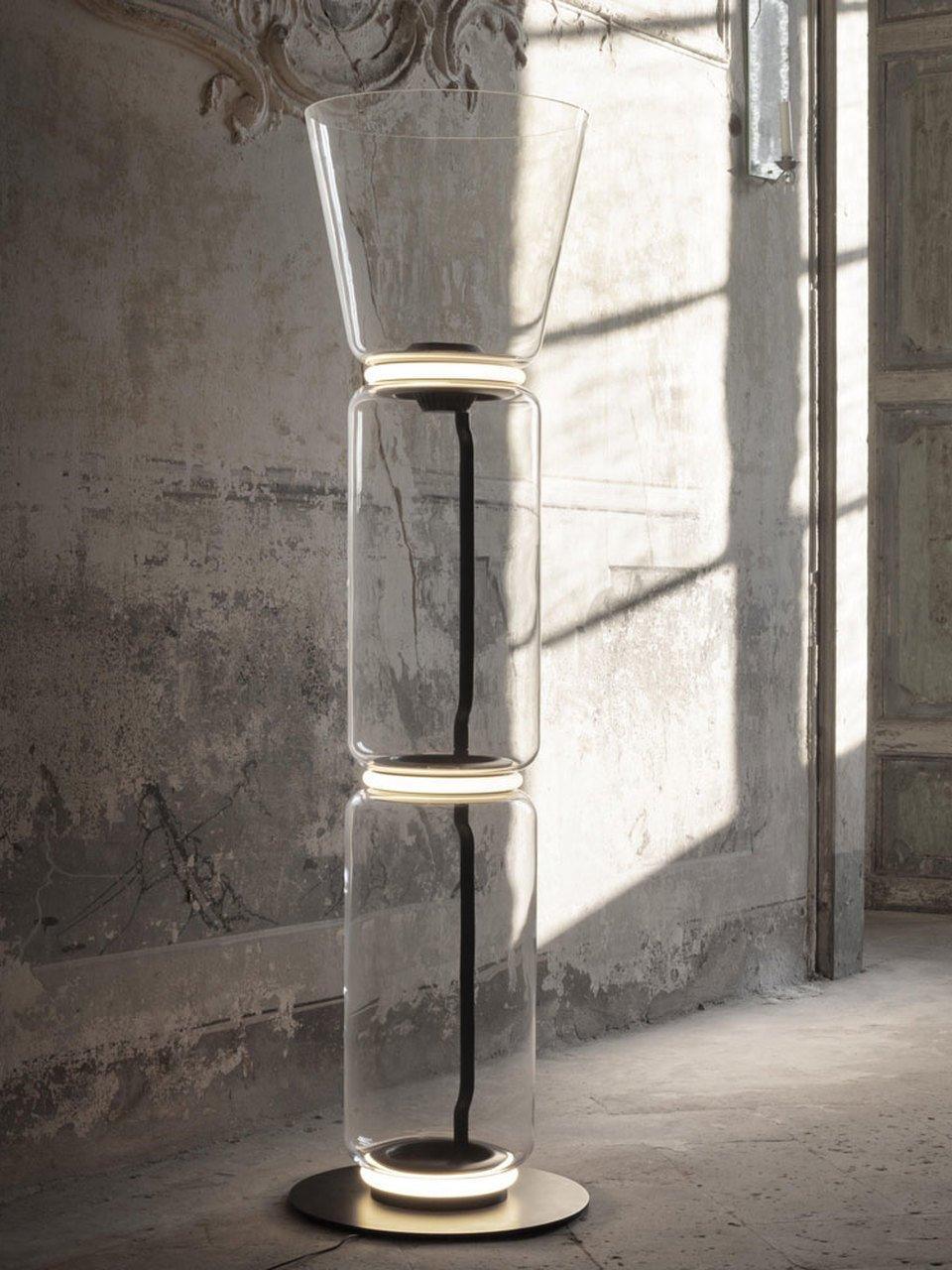 Exquisite Noctambule Metal Table & Floor Lamp - Cueteks
