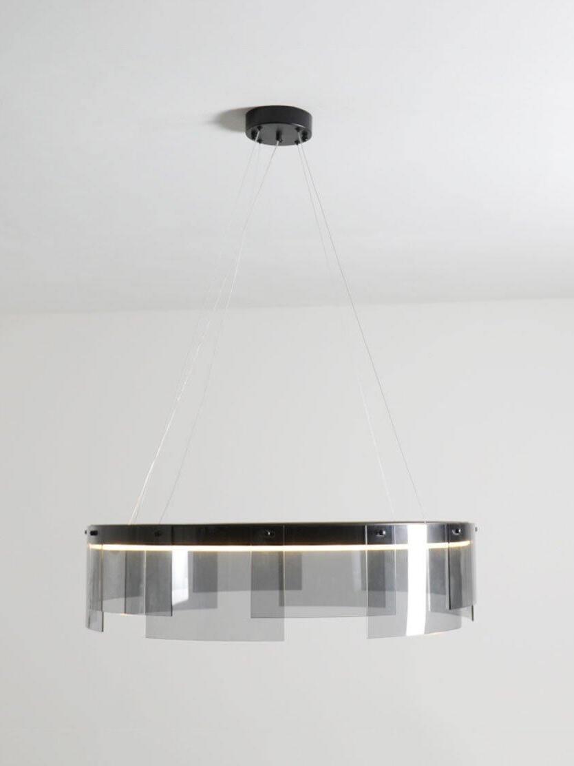 Side view of Stratos ring and hanging wires