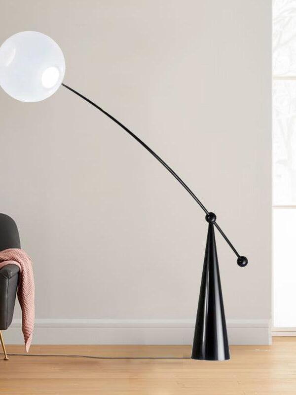 Opal Arc Floor Lamp - Cueteks