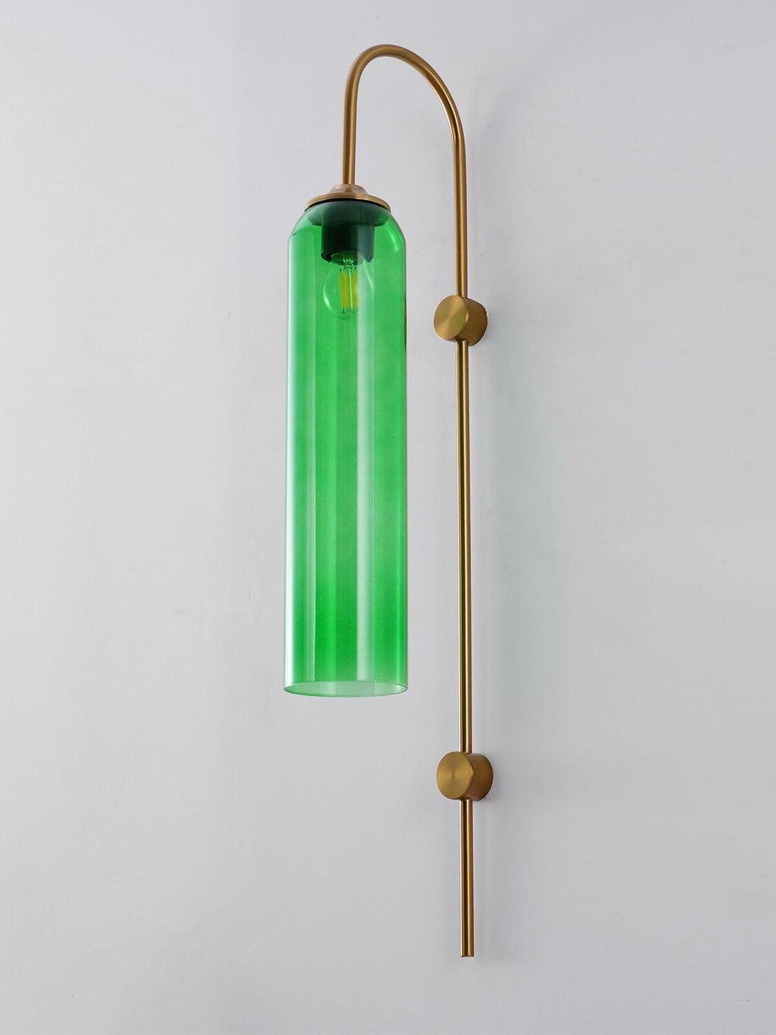Green glass option with Gold hardware