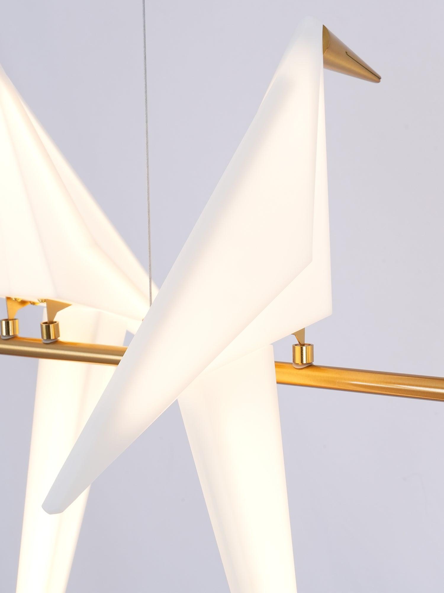 Perching Bird Chandelier - Cueteks