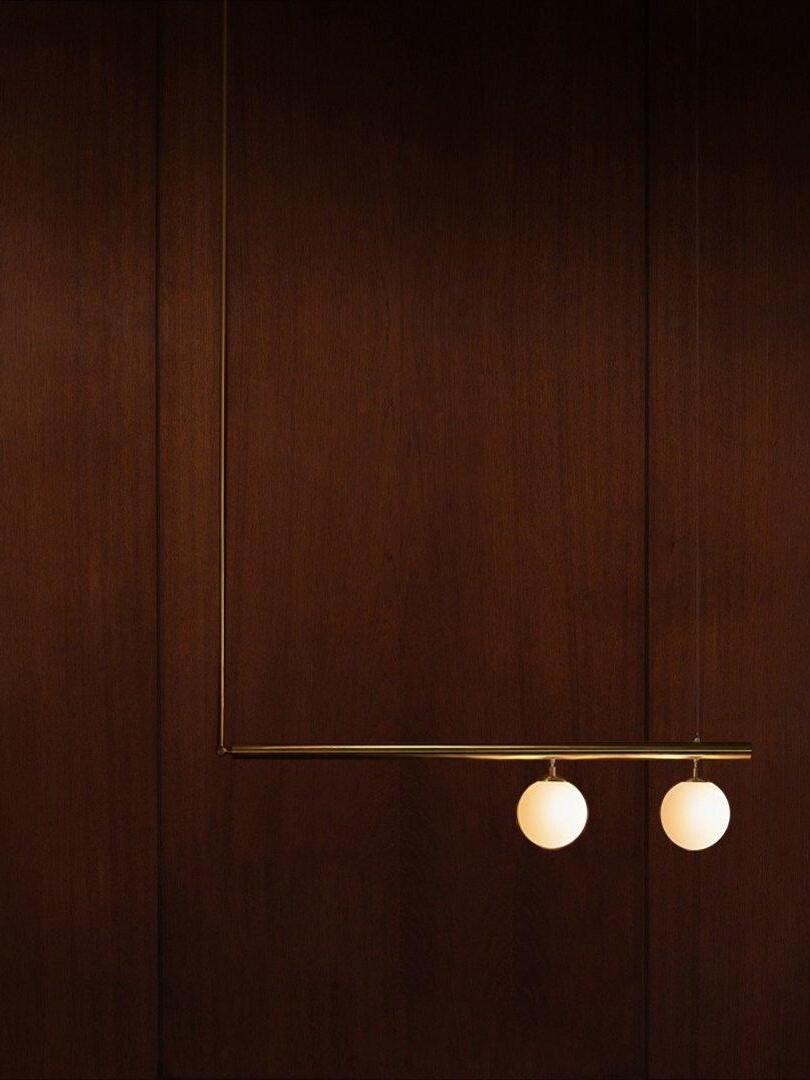 Multi-layer Rod Satellite Ball Ceiling Light - Cueteks