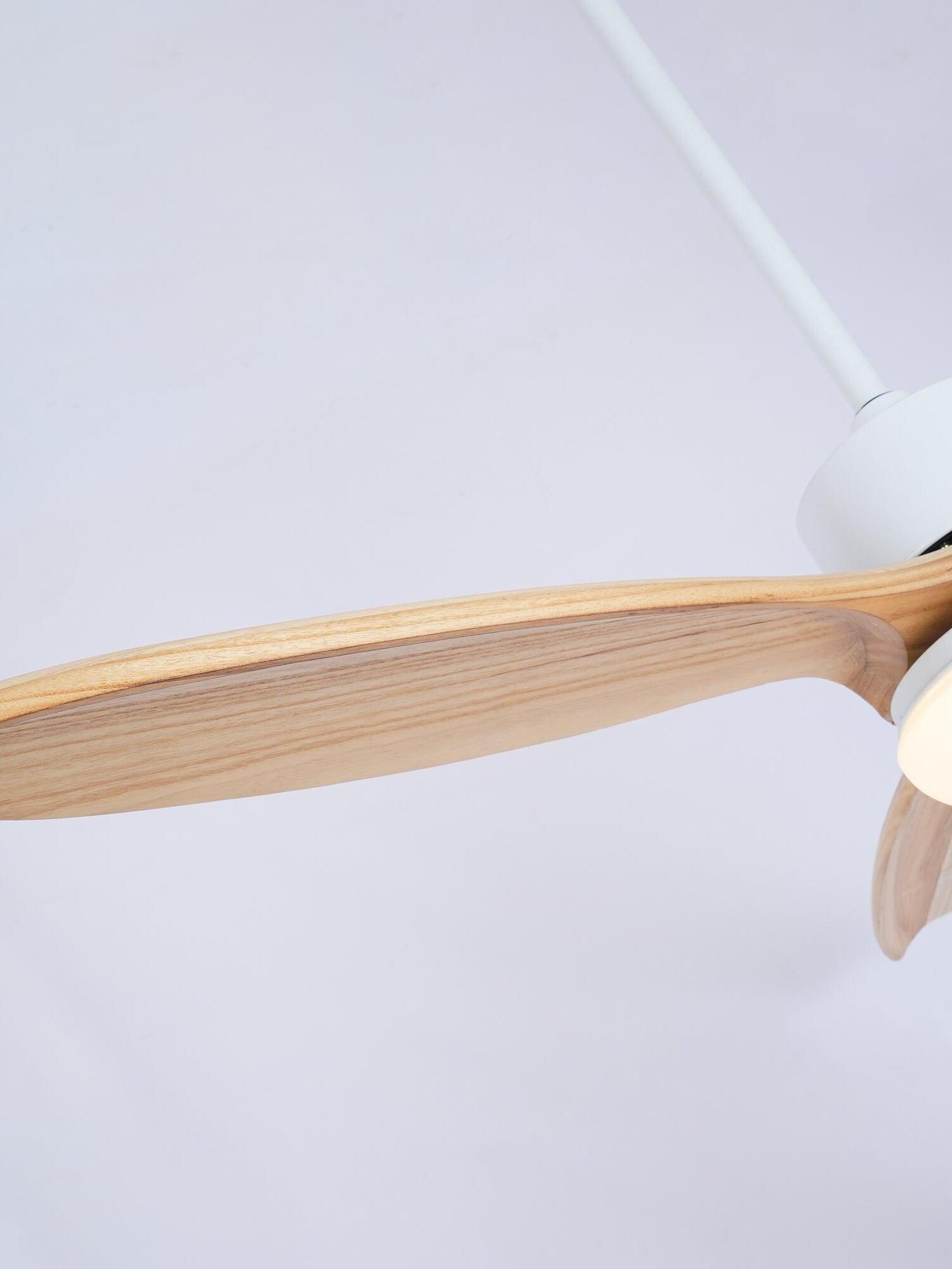 Vintage Wooden Harborough 3 Ceiling Fan Light - Cueteks