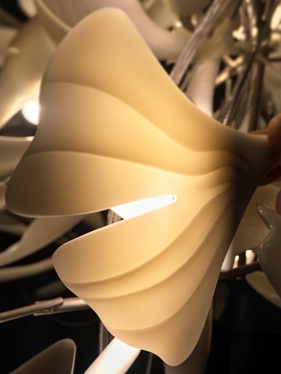 Creative Ceramics Gingko Flower Chandelier G - Cueteks