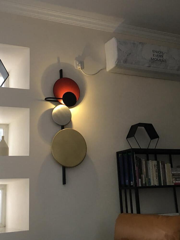 Macaroon Planet Disc Creative Wall Lamp - Cueteks