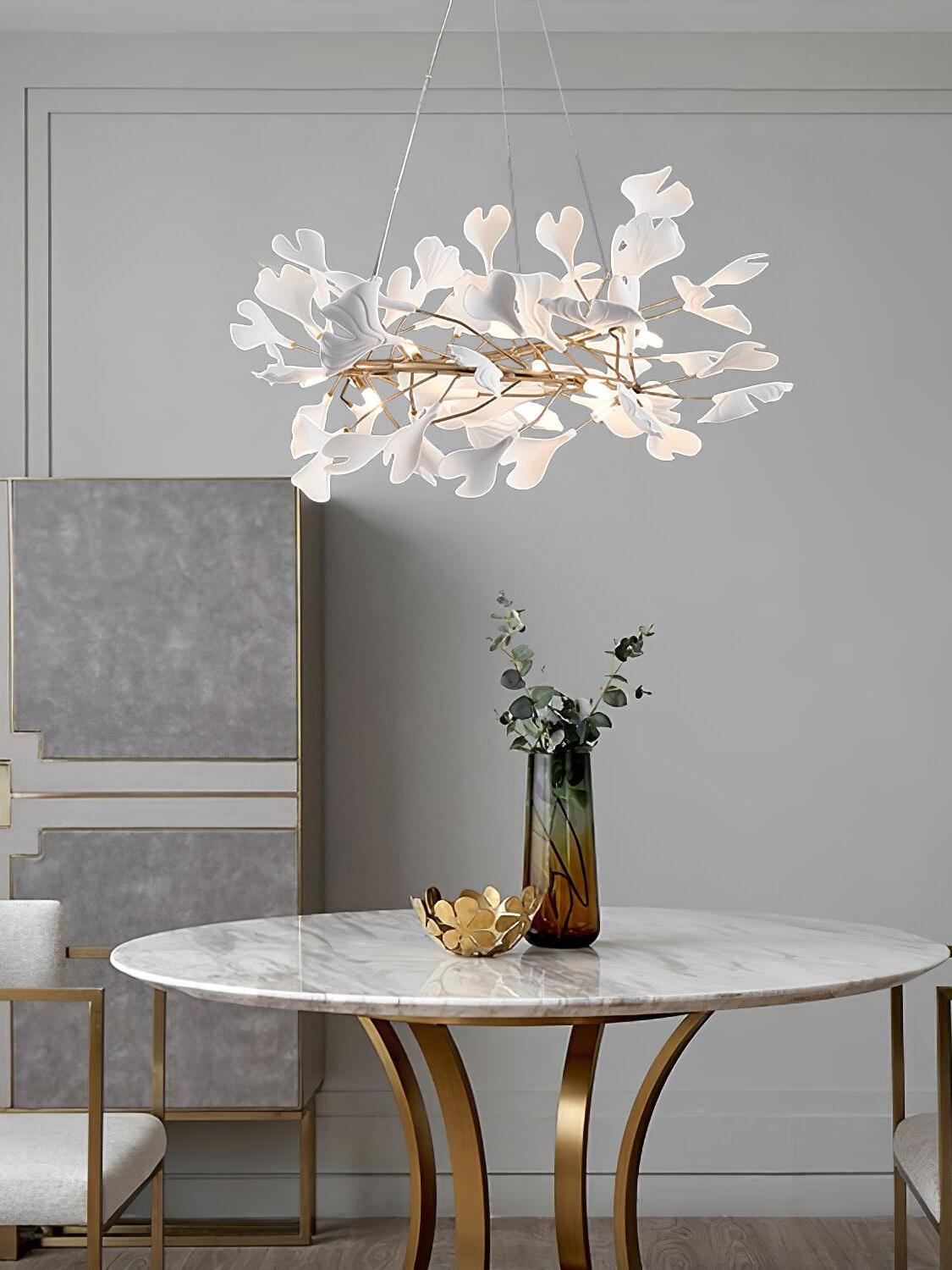 Gingko Chandelier U - Cueteks