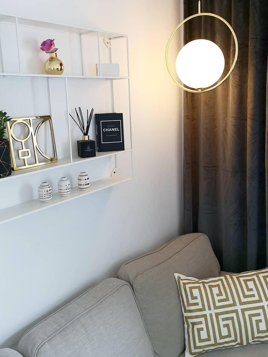 Mila Brass Pendant Light - Cueteks