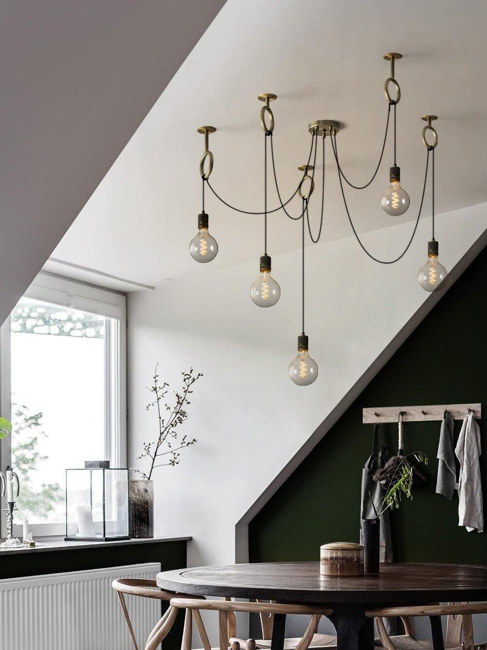 Industrial Spider Chandelier - Cueteks