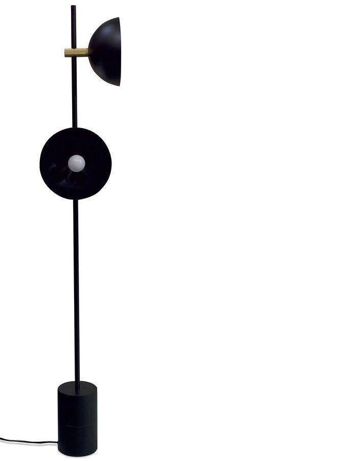 Industrial Black Bowl Shape Studio Floor Lamp - Cueteks