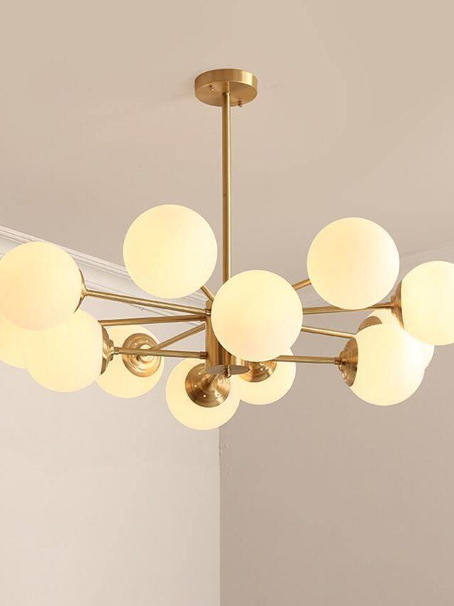 Nordic Karrington Glass Ball Chandeliers - Cueteks