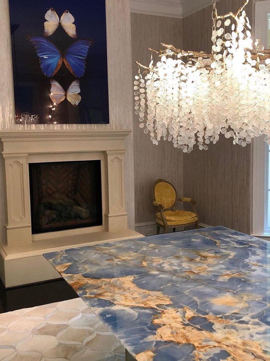 Shiro Noda Crystal Chandelier - Cueteks