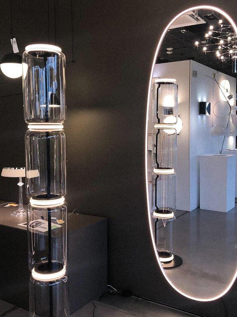 Exquisite Noctambule Metal Table & Floor Lamp - Cueteks