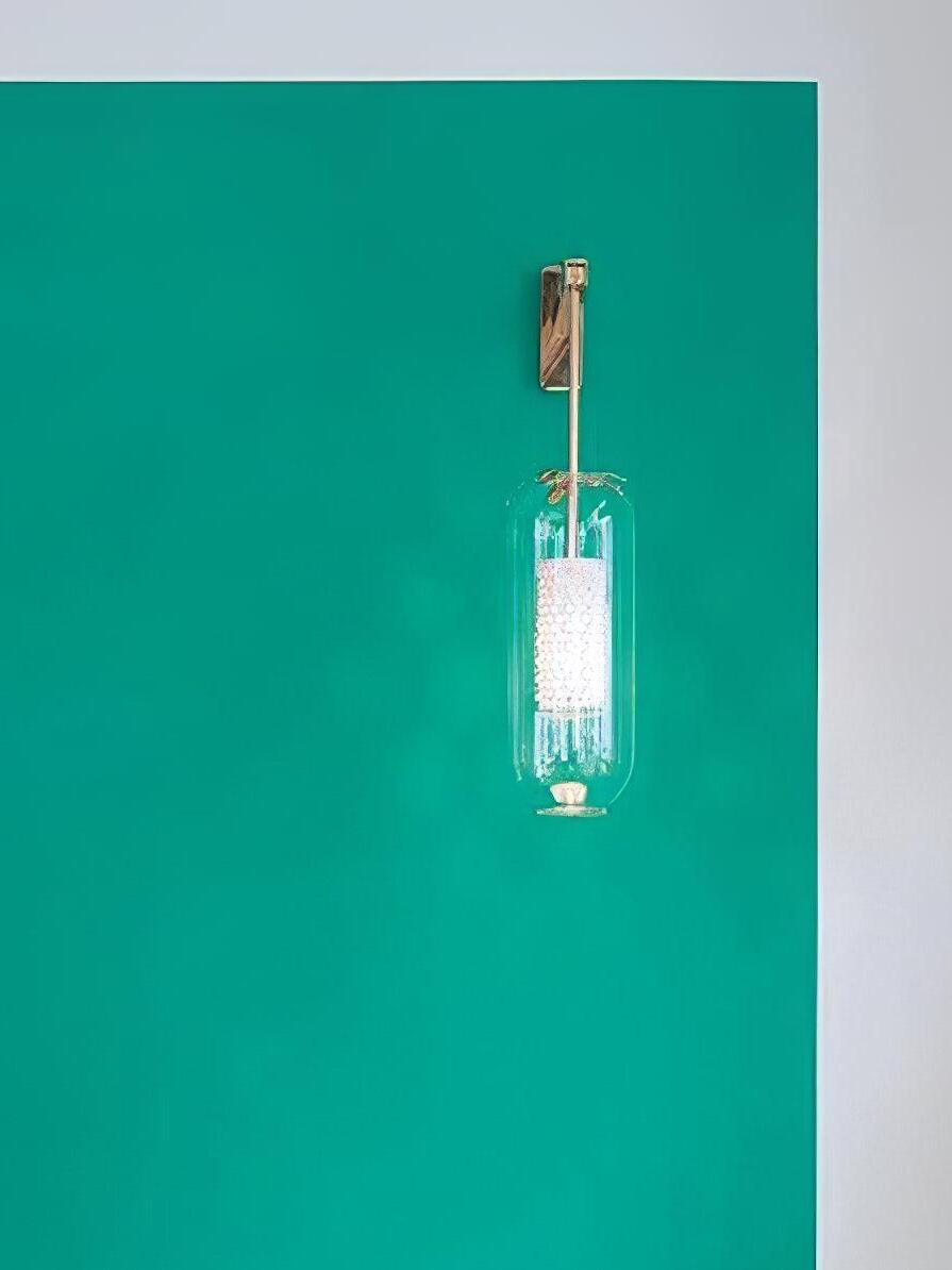 Middle Ages Vadim Glass Lantern Wall Lamp - Cueteks