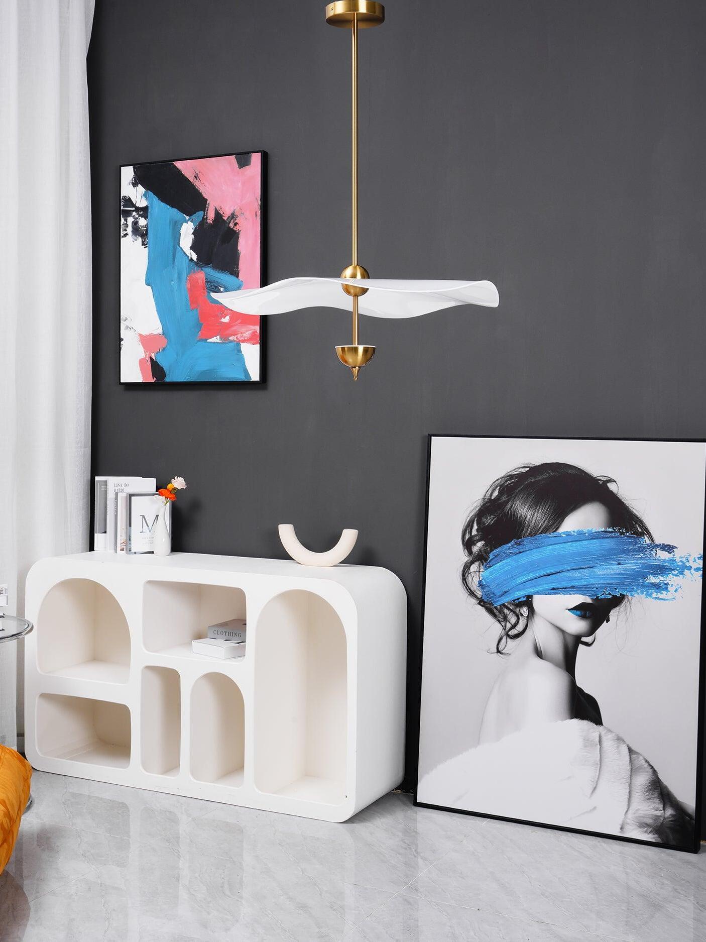 Envolee Double Biscuit Pendant Light - Cueteks