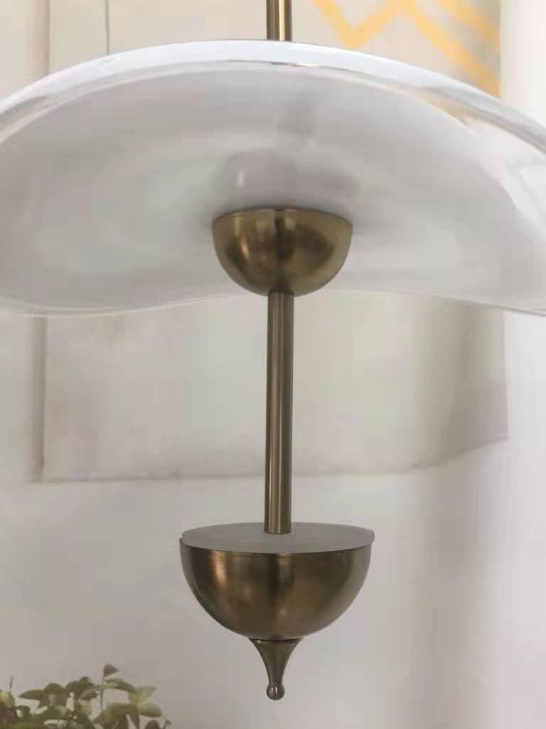 Envolee Double Biscuit Pendant Light - Cueteks