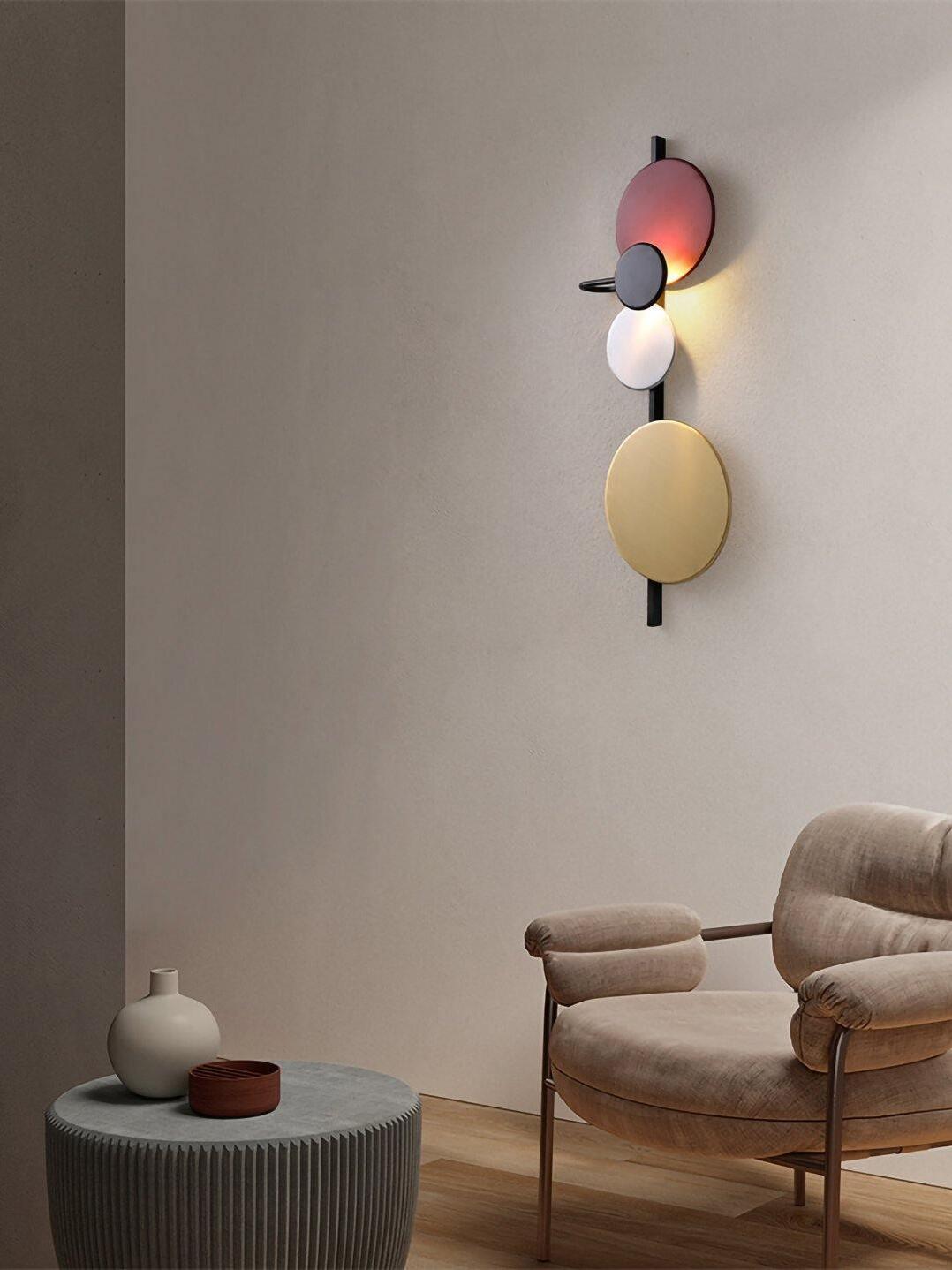 Macaroon Planet Disc Creative Wall Lamp - Cueteks