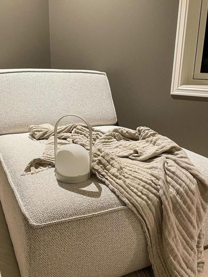 Portable Carrie Glass Ball LED Table Lamp - Cueteks