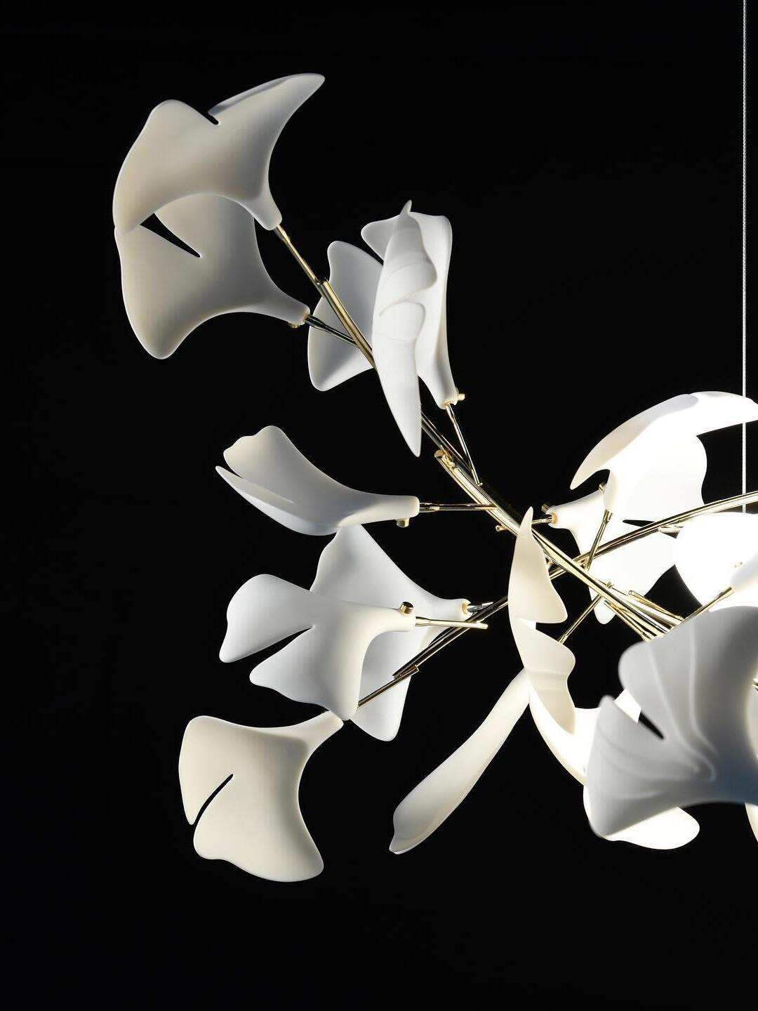 Gingko Chandelier U - Cueteks