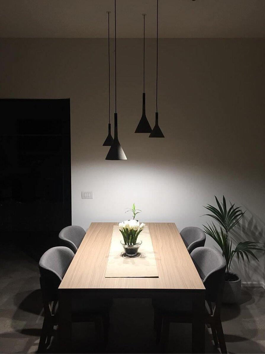 Industrial Tapered Conical Concrete Pendant Light - Cueteks