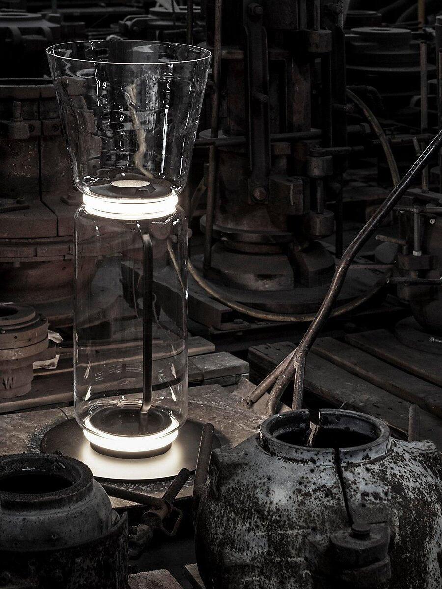 Exquisite Noctambule Metal Table & Floor Lamp - Cueteks