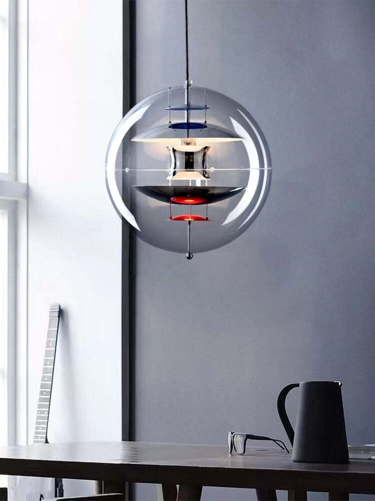 Modern Metal VP Globe Suspension for Living Room - Cueteks