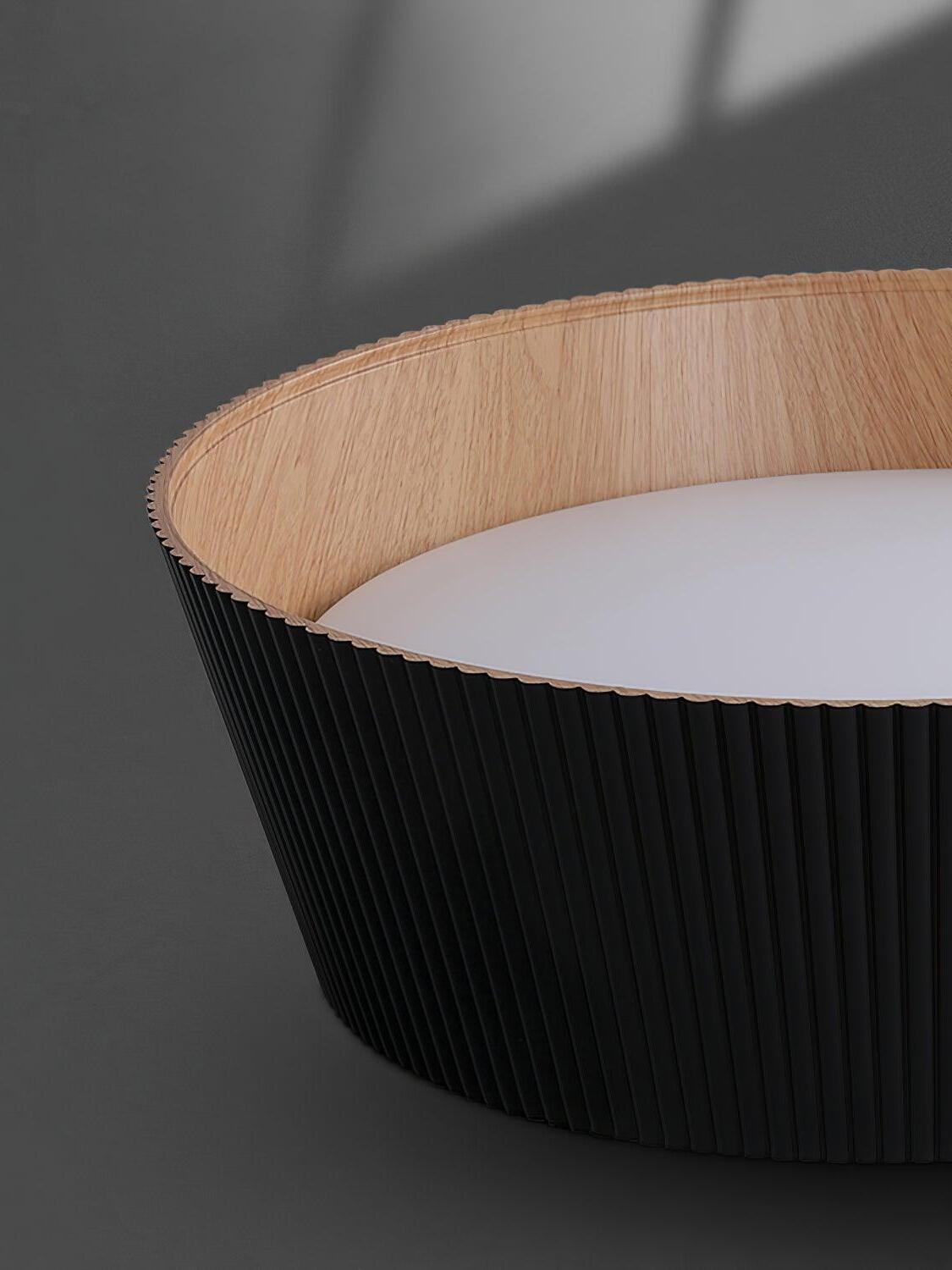Modern Ribbed Ceiling Light - Cueteks